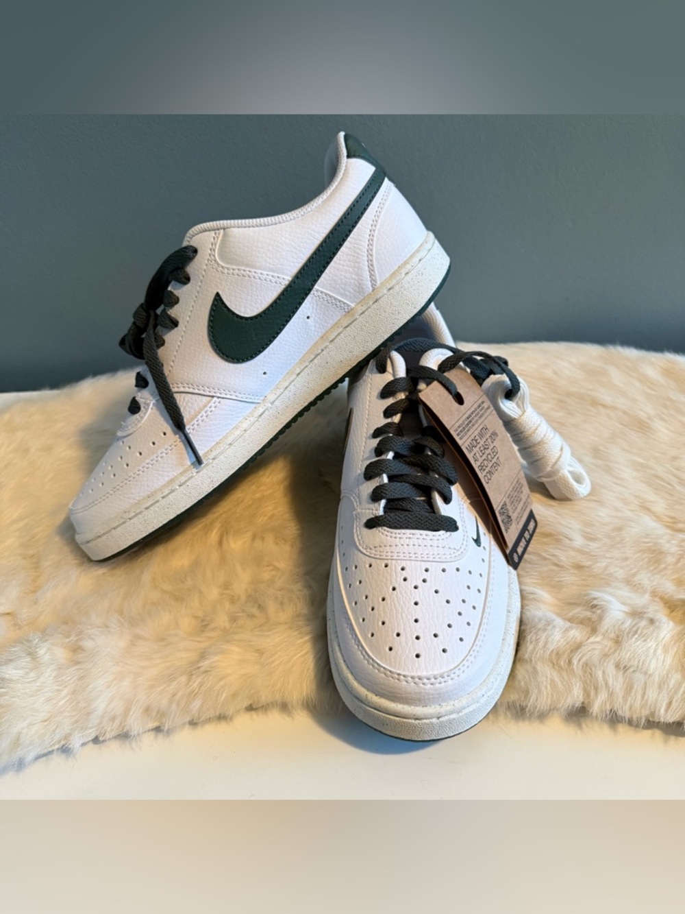 Nike Court Vision Low Women’s Next Nature Green White Sneakers